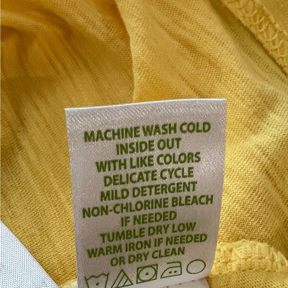 LILLY PULITZER yellow tank top, Size: S - Picture 5 of 5